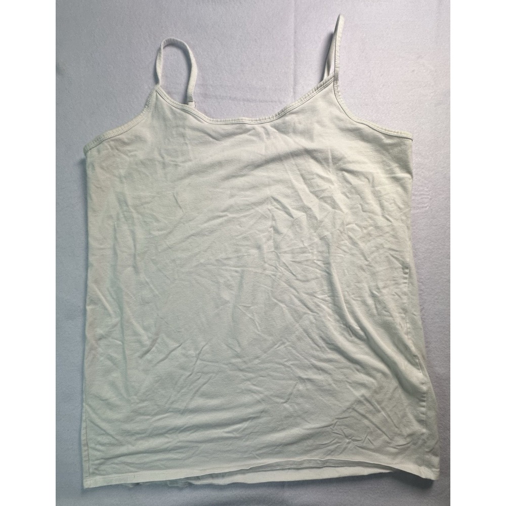 Torrid Camisole Tank Size 4 Or 4XL White Cotton Adjustable Strap Basic